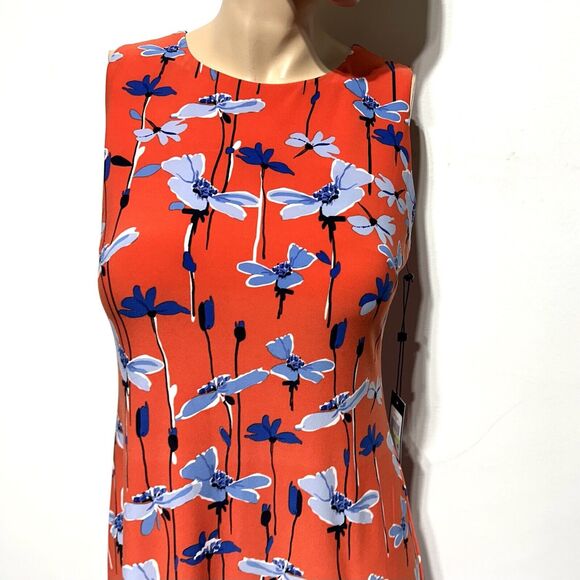 Tommy Hilfiger Shift Dress Floral Women’s Size 4 Sleeveless Sundress NWT - Picture 6 of 7